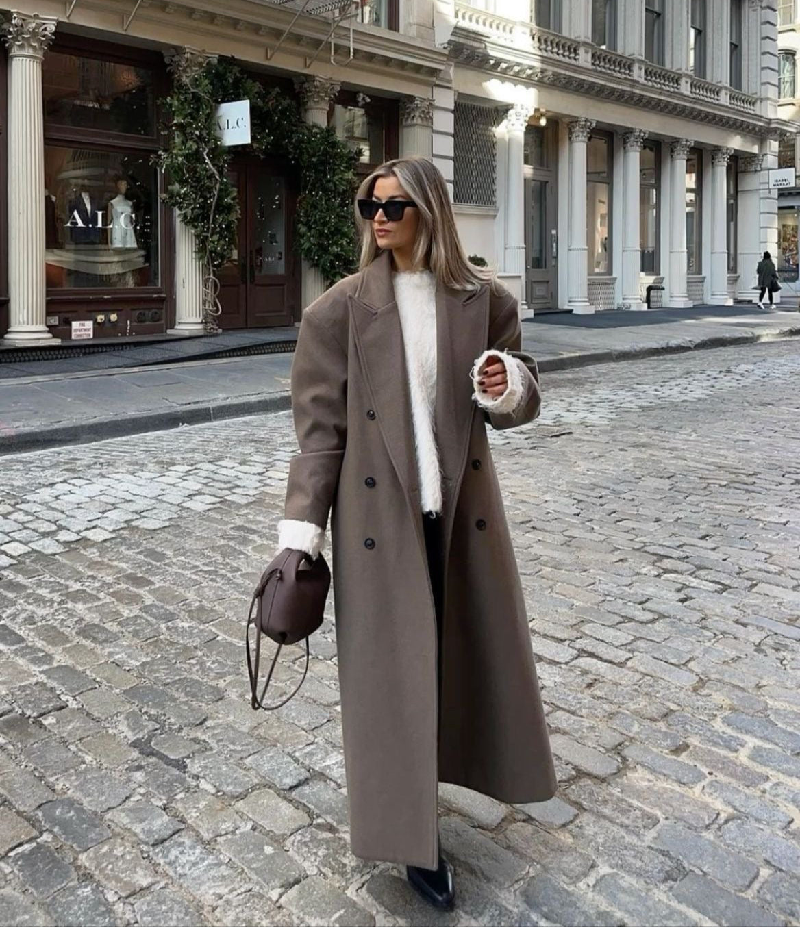 Oversized Double-Breasted Jas | Dames Jas met Luxe Snit en Tijdloze Uitstraling