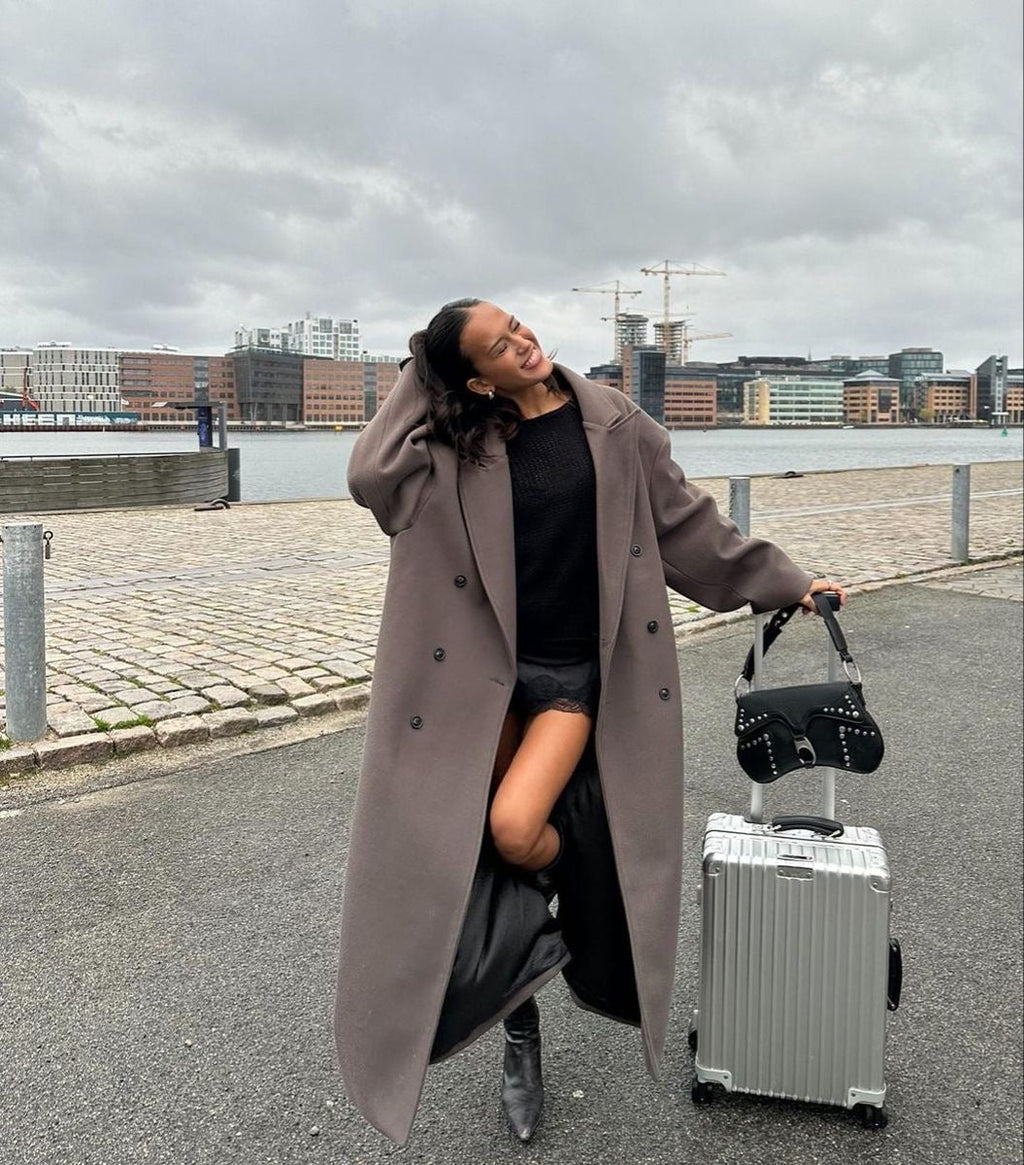 Oversized Double-Breasted Jas | Dames Jas met Luxe Snit en Tijdloze Uitstraling