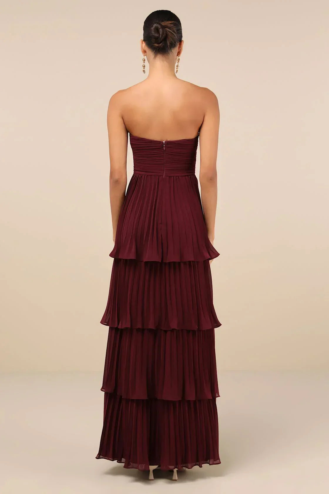 Carmen | Strapless Tiered Dress