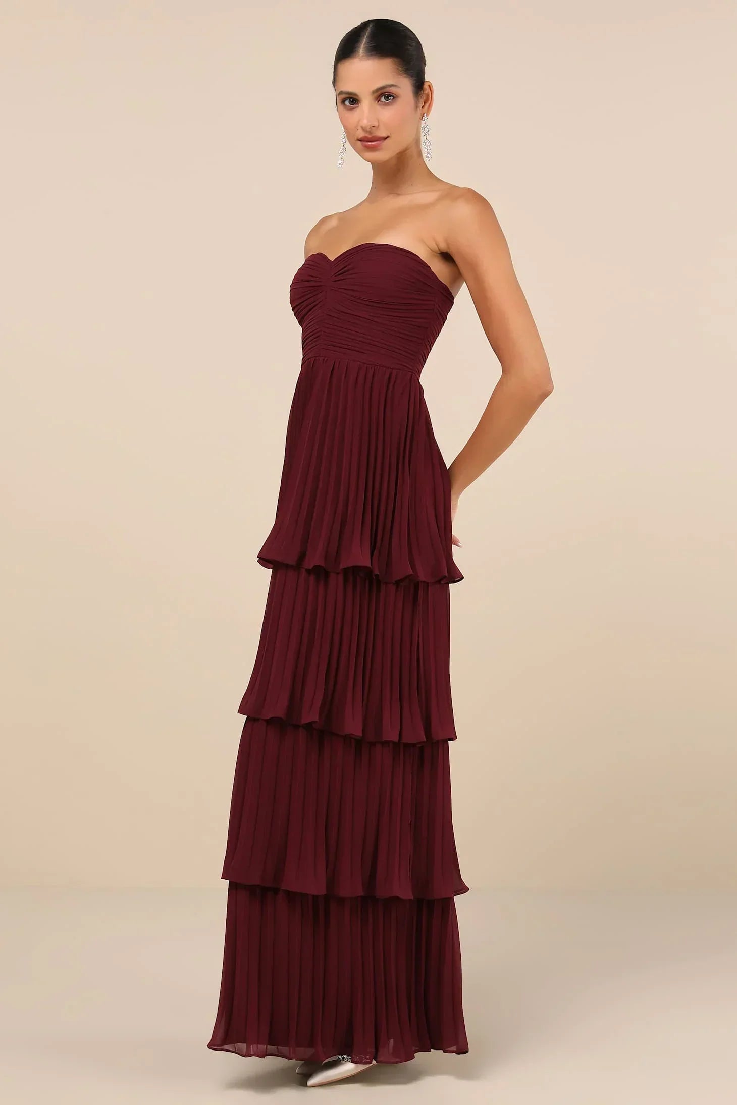 Carmen | Strapless Tiered Dress