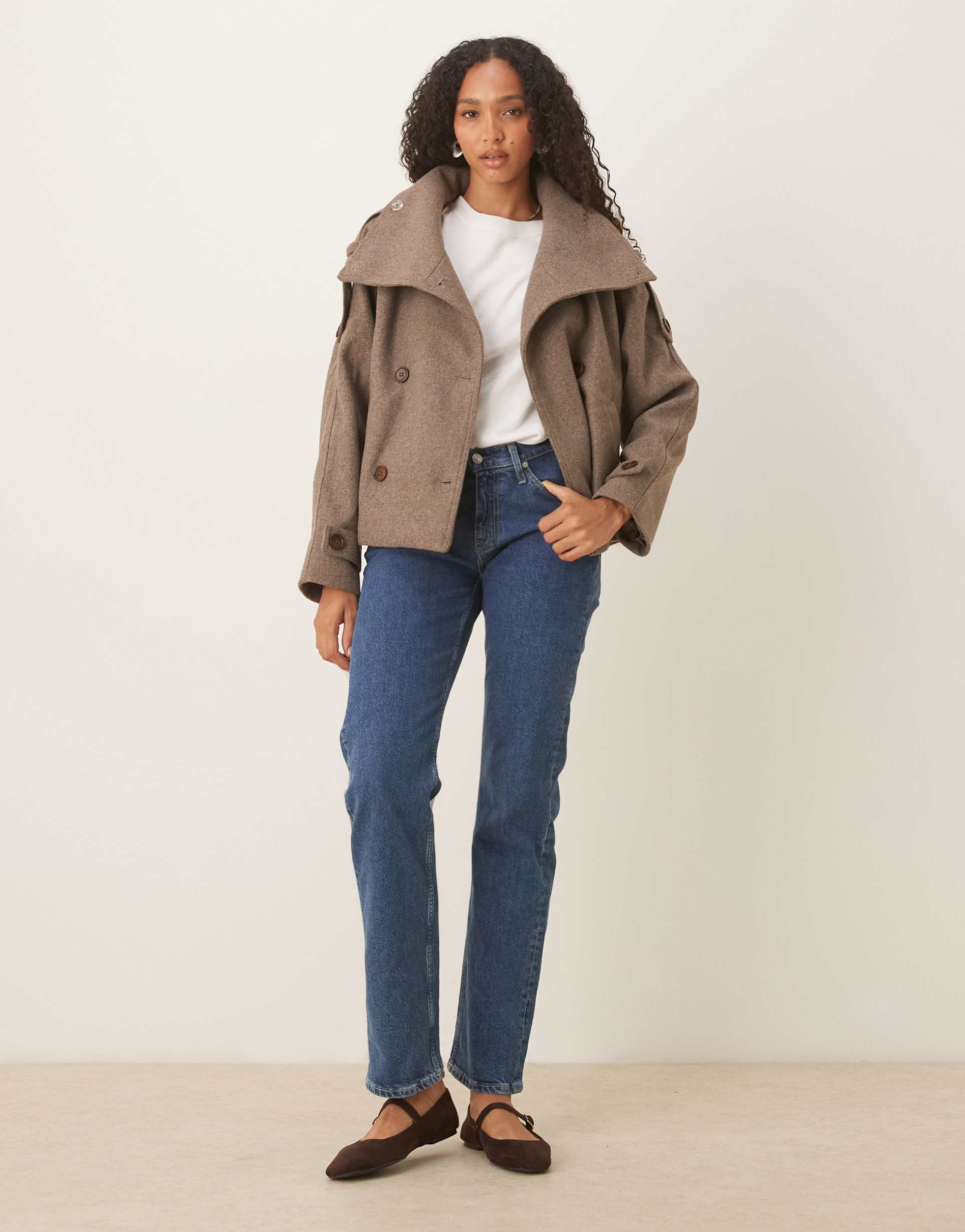 Elisabeth | Cropped Trench Coat